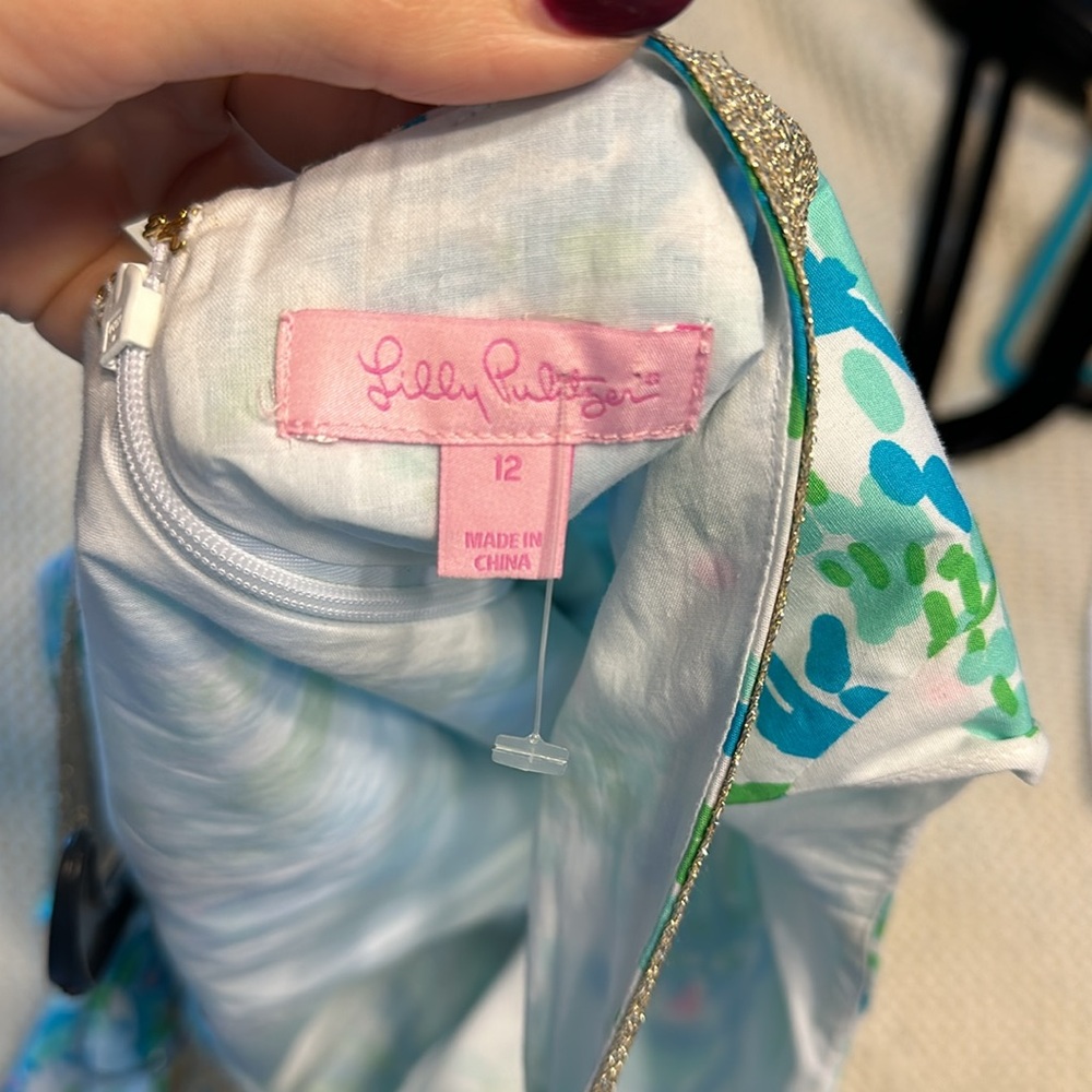 LILLY PULITZER | size 12 Janice High Beam dress - Picture 6 of 7